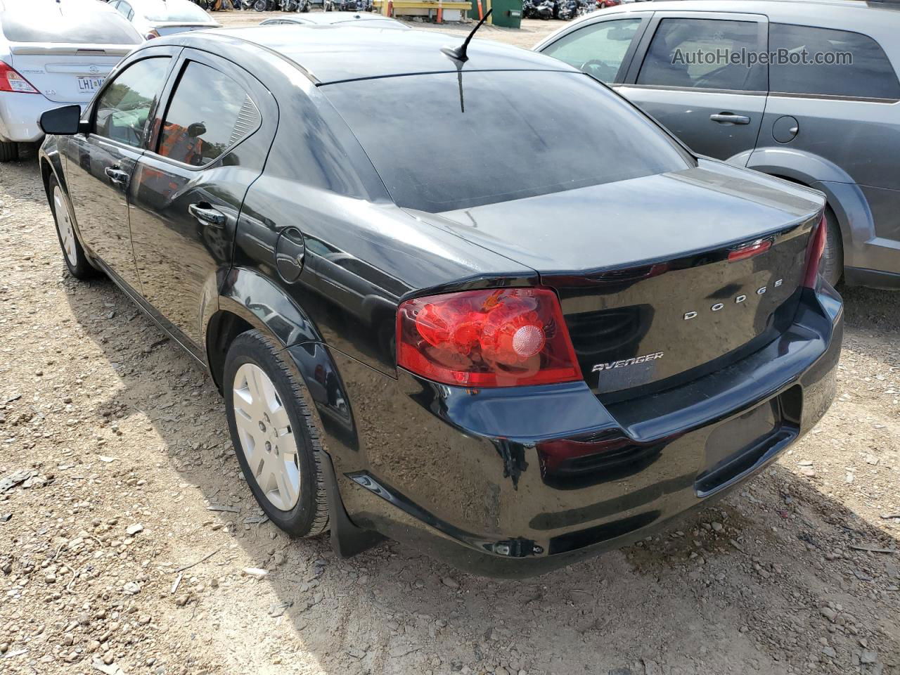 2014 Dodge Avenger Se Черный vin: 1C3CDZABXEN234036