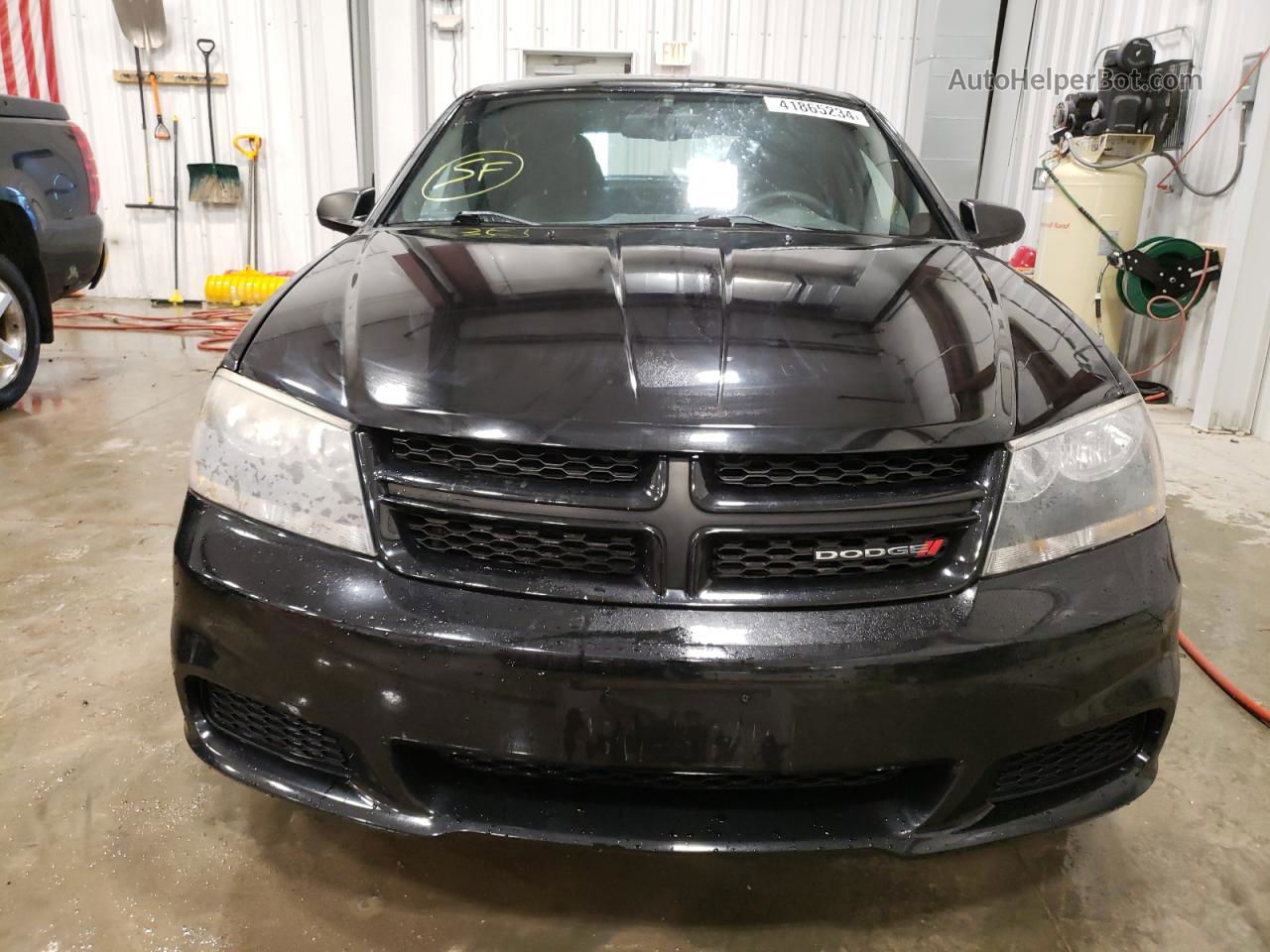 2014 Dodge Avenger Se Black vin: 1C3CDZAG0EN161724