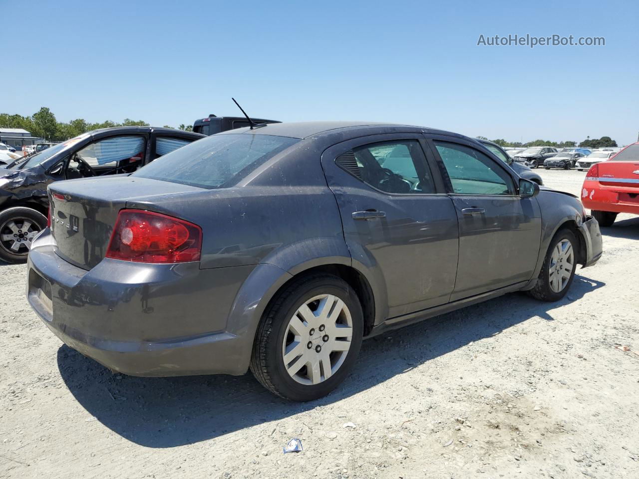 2014 Dodge Avenger Se Charcoal vin: 1C3CDZAG0EN182105