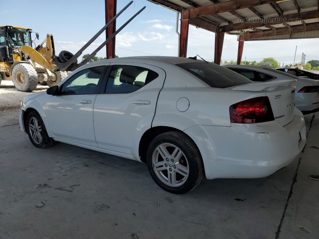 2014 Dodge Avenger Se White vin: 1C3CDZAG1EN218416