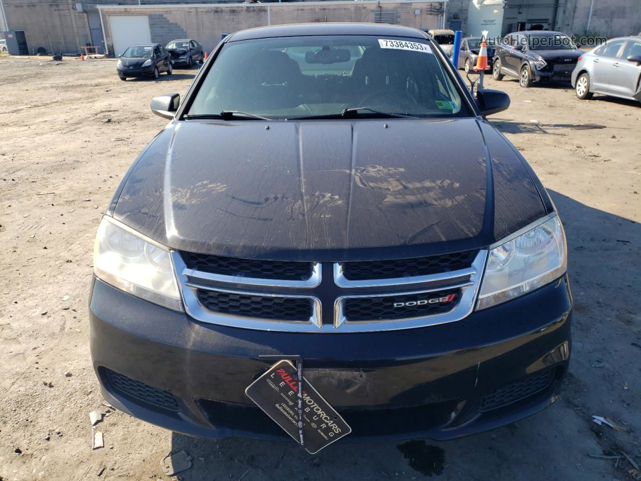 2014 Dodge Avenger Se Black vin: 1C3CDZAG1EN235717