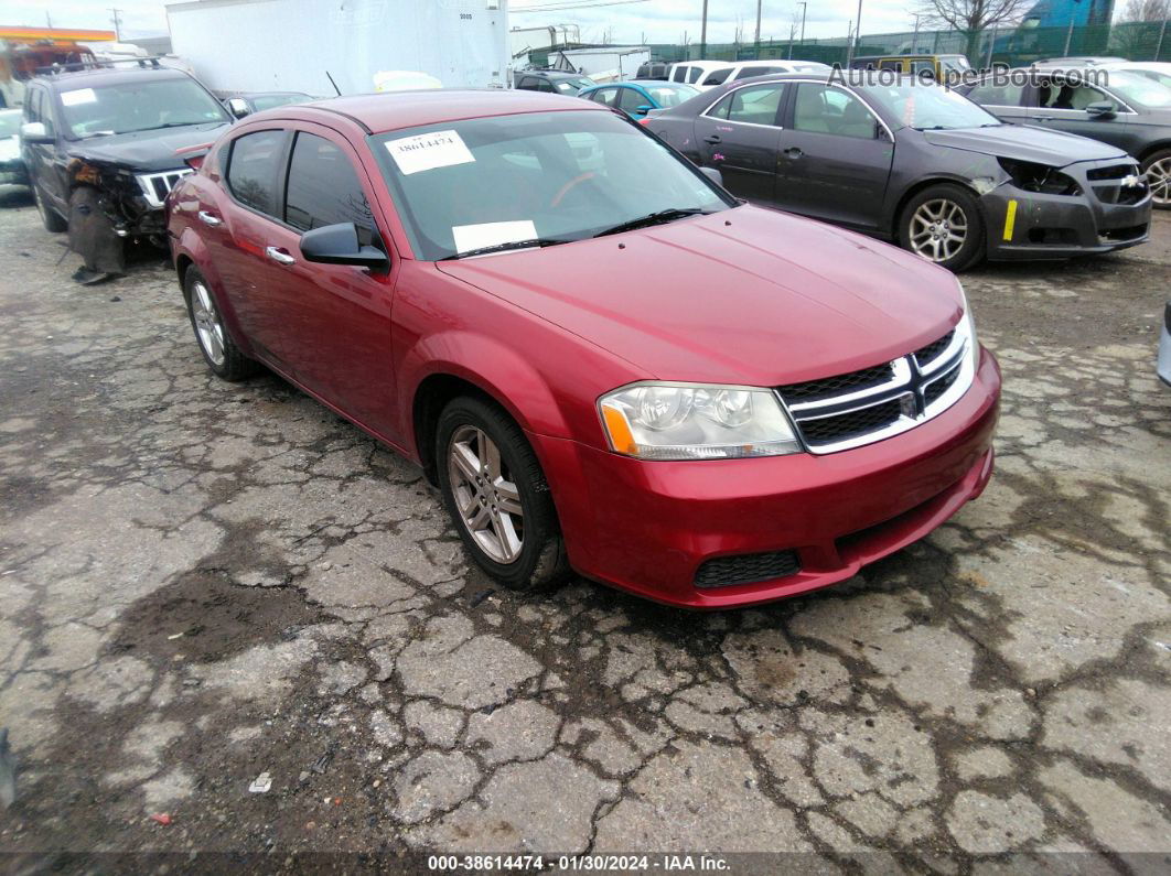 2014 Dodge Avenger Se Red vin: 1C3CDZAG2EN181960