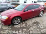 2014 Dodge Avenger Se Red vin: 1C3CDZAG2EN181960