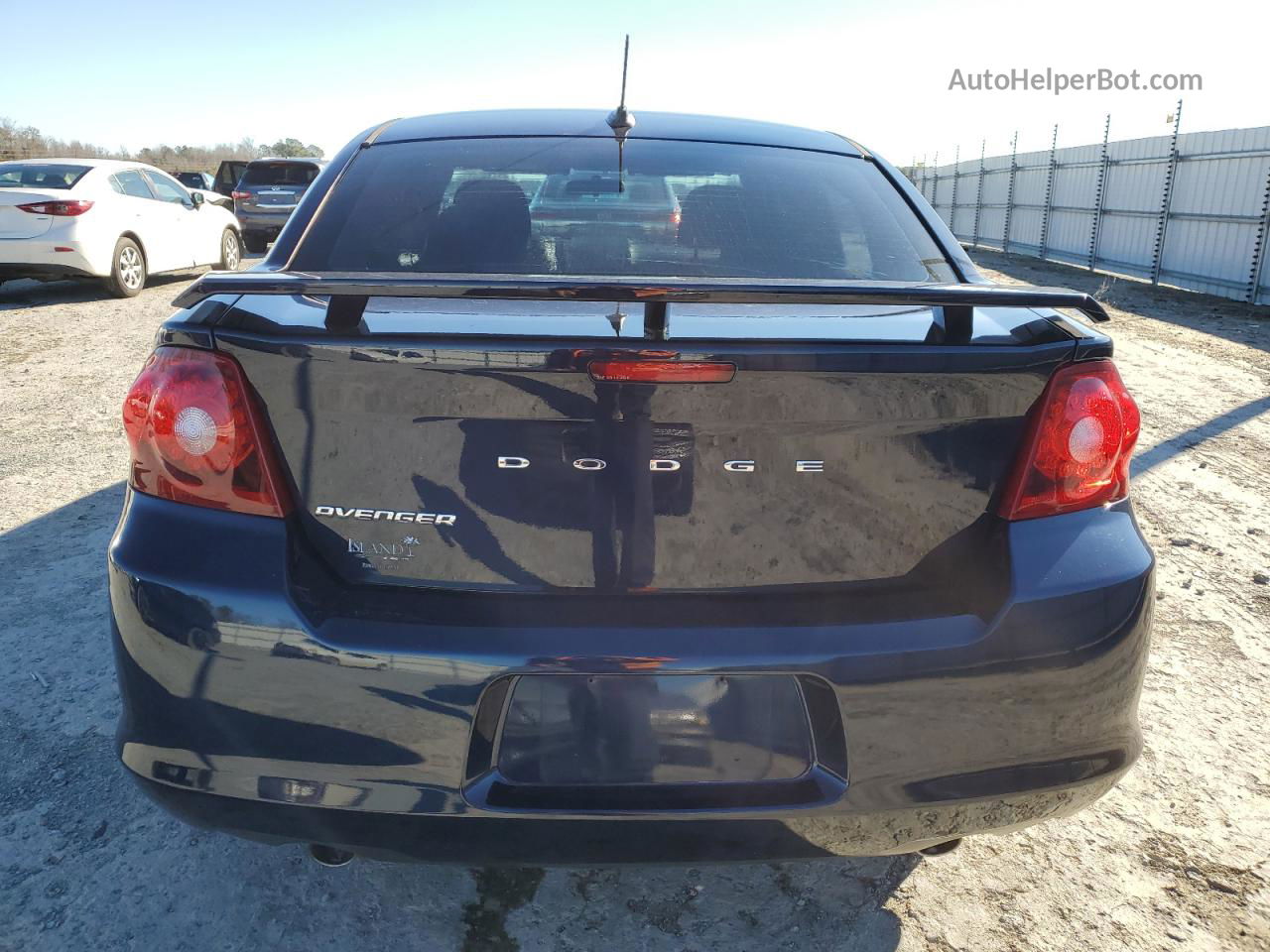 2014 Dodge Avenger Se Синий vin: 1C3CDZAG2EN232678