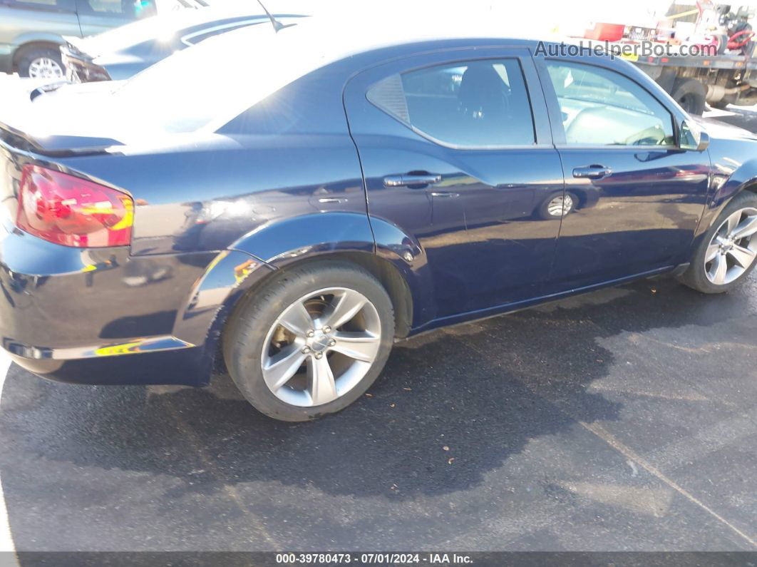 2014 Dodge Avenger Se Blue vin: 1C3CDZAG3EN154671