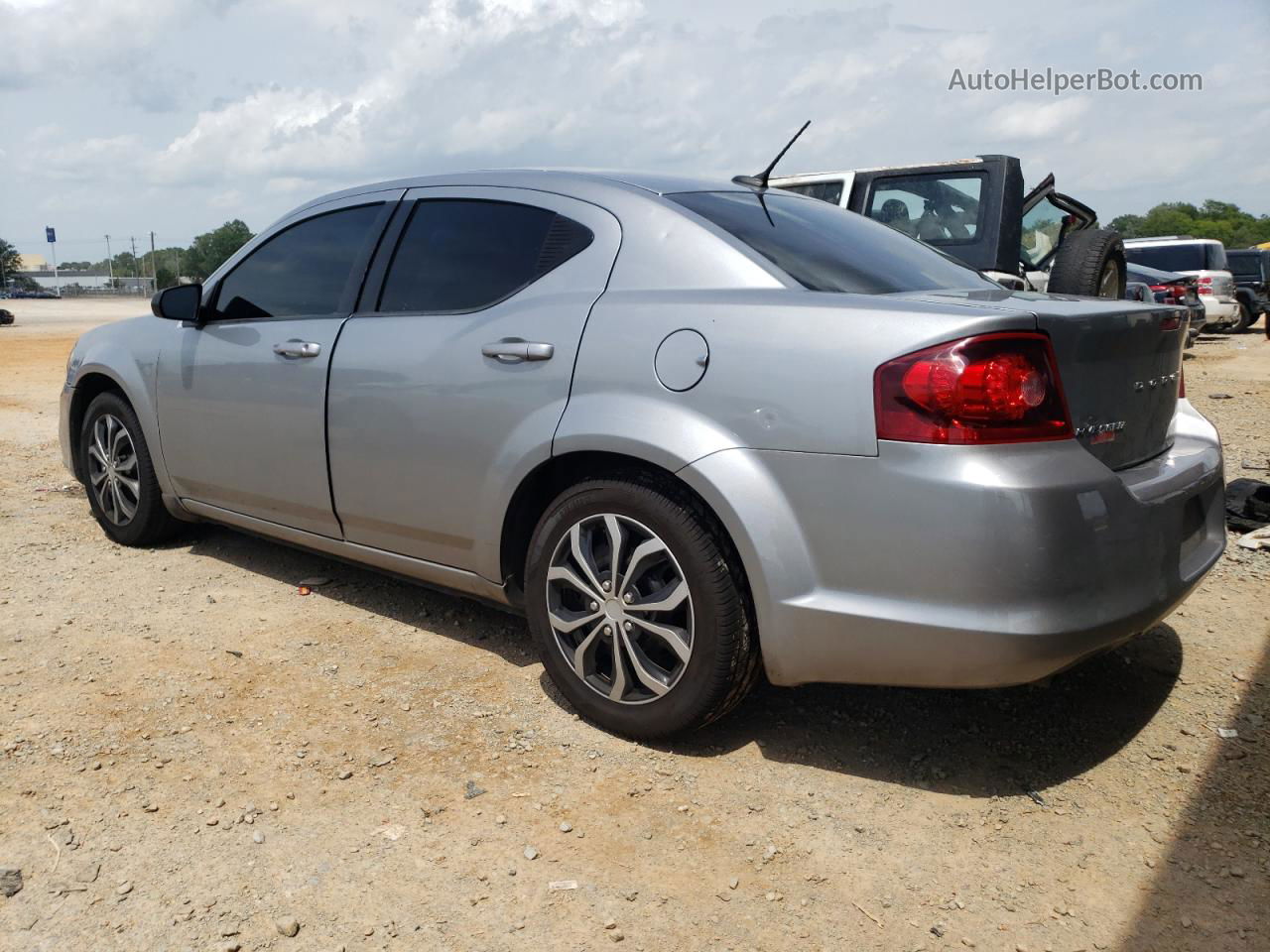 2014 Dodge Avenger Se Silver vin: 1C3CDZAG3EN225397