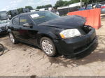 2014 Dodge Avenger Se Black vin: 1C3CDZAG4EN182740