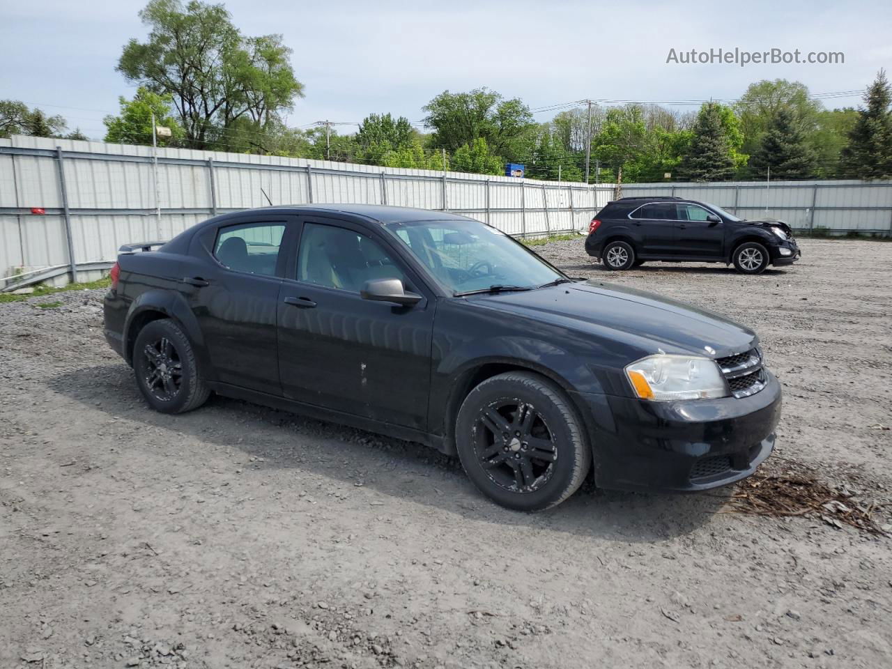 2014 Dodge Avenger Se Черный vin: 1C3CDZAG4EN232942