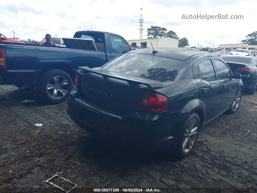 2014 Dodge Avenger Se Black vin: 1C3CDZAG5EN139542