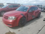 2014 Dodge Avenger Se Maroon vin: 1C3CDZAG5EN156065