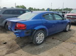 2014 Dodge Avenger Se Blue vin: 1C3CDZAG6EN189172