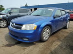 2014 Dodge Avenger Se Blue vin: 1C3CDZAG6EN189172