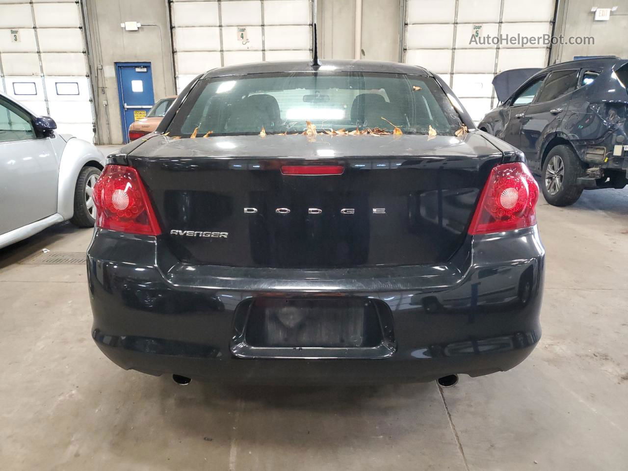 2014 Dodge Avenger Se Black vin: 1C3CDZAG6EN193660