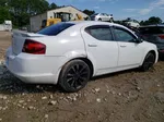 2014 Dodge Avenger Se White vin: 1C3CDZAG8EN174835