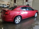 2014 Dodge Avenger Se Red vin: 1C3CDZAG8EN187875