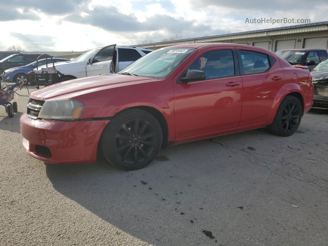 2014 Dodge Avenger Se Красный vin: 1C3CDZAG9EN174066