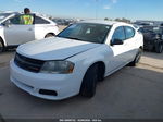 2014 Dodge Avenger Se White vin: 1C3CDZAGXEN104608