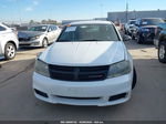 2014 Dodge Avenger Se White vin: 1C3CDZAGXEN104608