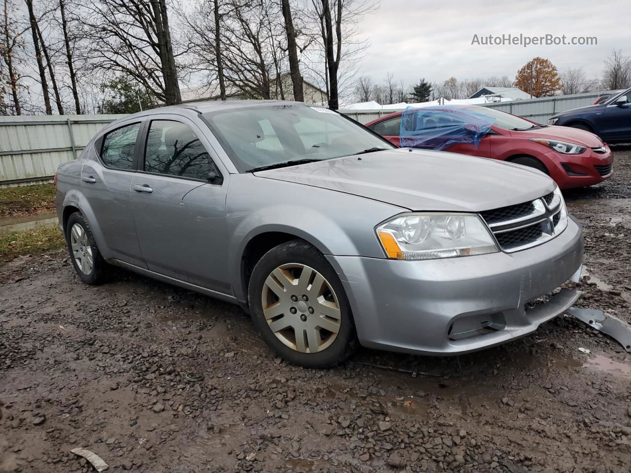 2014 Dodge Avenger Se Серебряный vin: 1C3CDZAGXEN109212