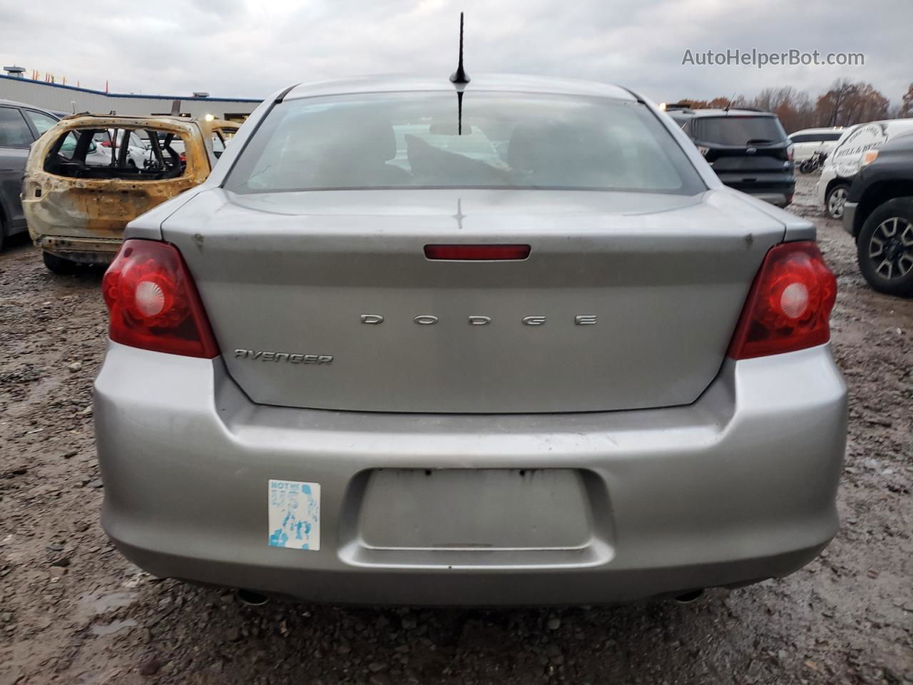 2014 Dodge Avenger Se Серебряный vin: 1C3CDZAGXEN109212