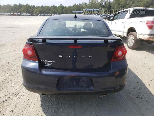 2014 Dodge Avenger Se Blue vin: 1C3CDZAGXEN137012