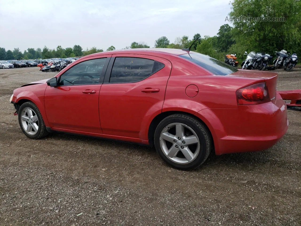 2014 Dodge Avenger Se Red vin: 1C3CDZAGXEN147426