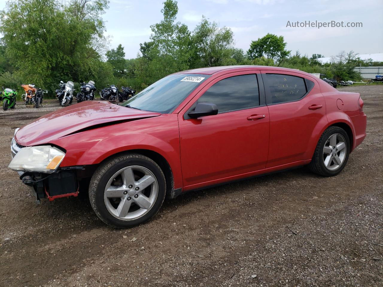 2014 Dodge Avenger Se Red vin: 1C3CDZAGXEN147426