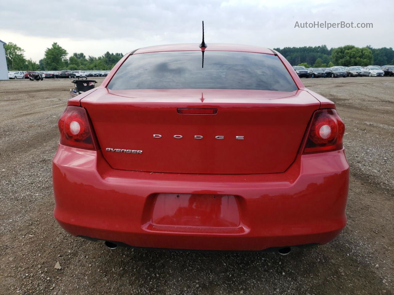 2014 Dodge Avenger Se Красный vin: 1C3CDZAGXEN147426