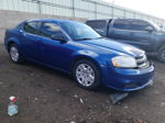 2014 Dodge Avenger Se Blue vin: 1C3CDZAGXEN153839