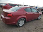 2014 Dodge Avenger Se Maroon vin: 1C3CDZAGXEN181656