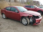 2014 Dodge Avenger Se Maroon vin: 1C3CDZAGXEN181656