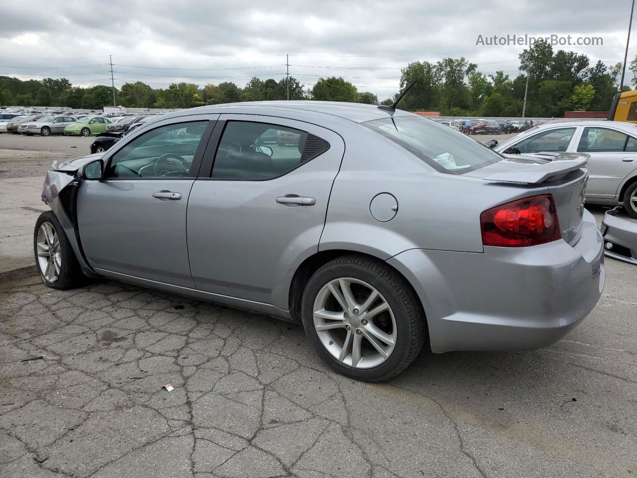 2014 Dodge Avenger Sxt Серебряный vin: 1C3CDZCB0EN235189