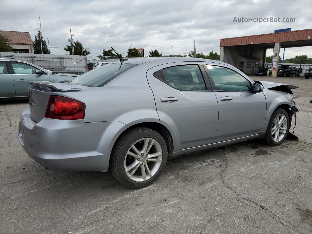 2014 Dodge Avenger Sxt Серебряный vin: 1C3CDZCB0EN235189