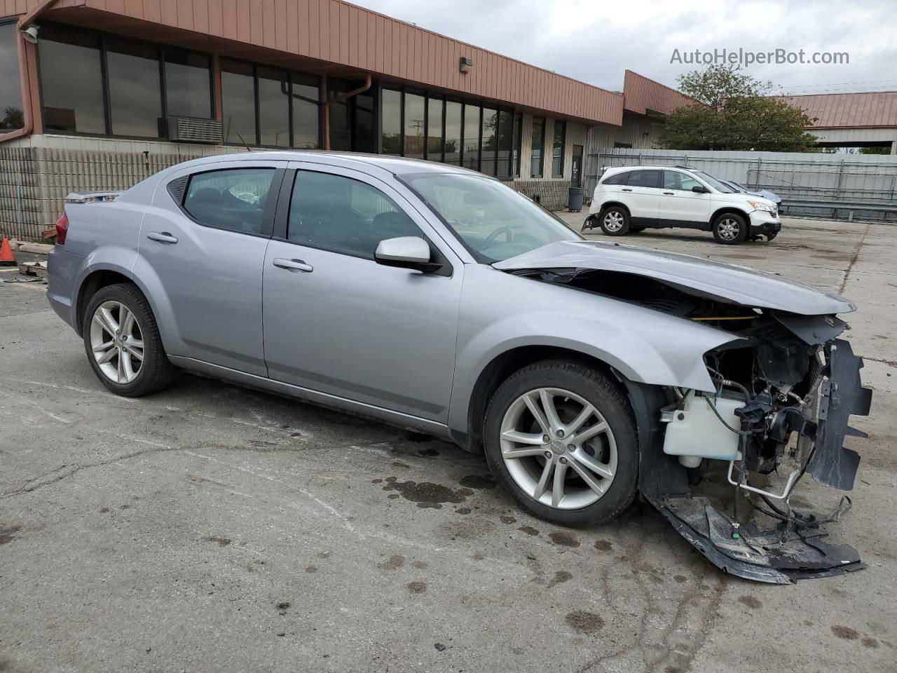 2014 Dodge Avenger Sxt Серебряный vin: 1C3CDZCB0EN235189