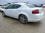 2014 Dodge Avenger Sxt White vin: 1C3CDZCB1EN161183