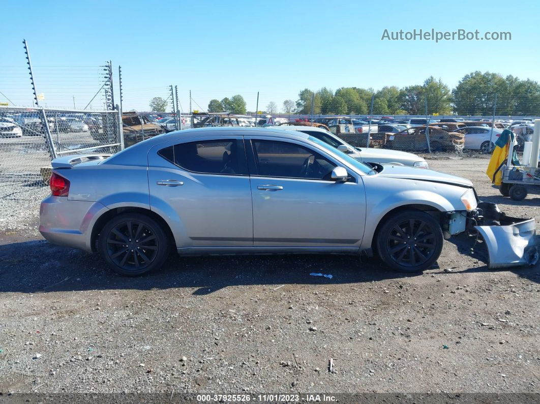 2014 Dodge Avenger Sxt Silver vin: 1C3CDZCB2EN203991