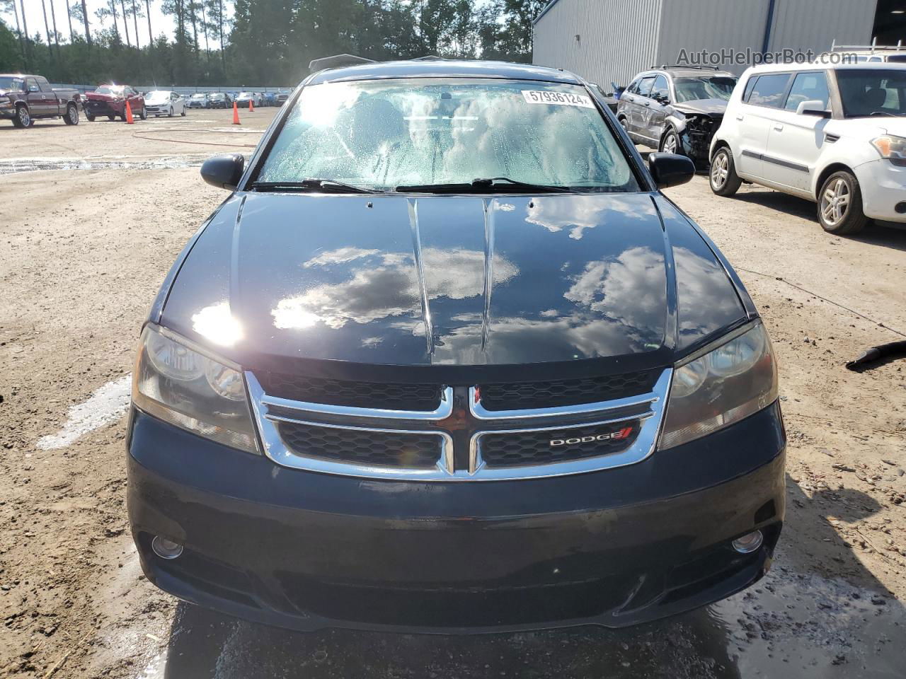 2014 Dodge Avenger Sxt Black vin: 1C3CDZCB5EN162546