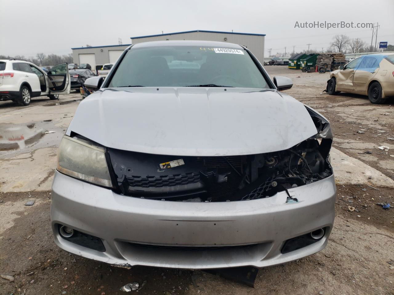 2014 Dodge Avenger Sxt Серый vin: 1C3CDZCB6EN203833