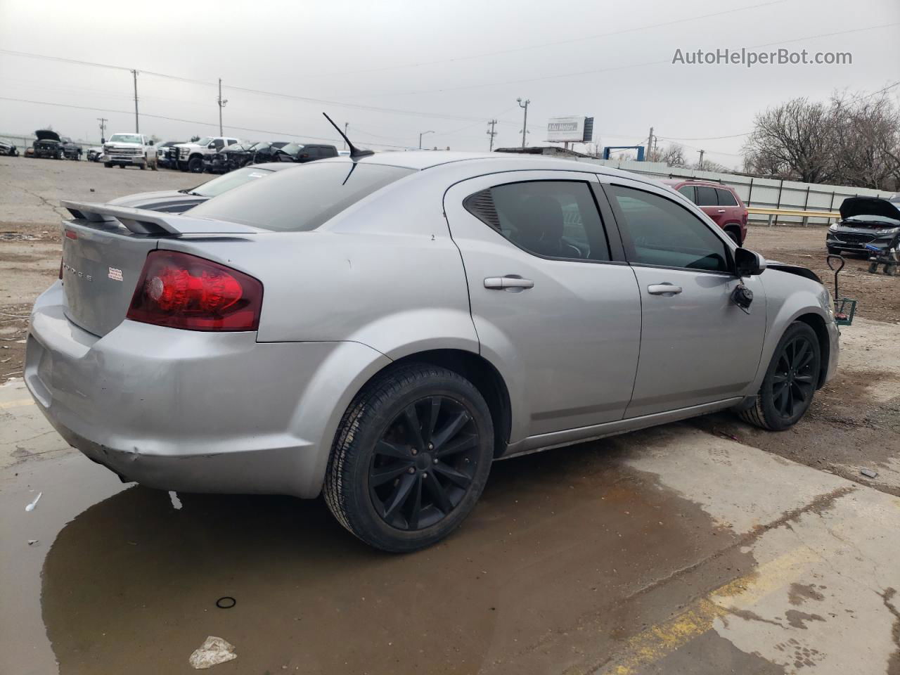 2014 Dodge Avenger Sxt Gray vin: 1C3CDZCB6EN203833