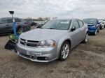 2014 Dodge Avenger Sxt Silver vin: 1C3CDZCB6EN227548