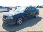 2014 Dodge Avenger Sxt Синий vin: 1C3CDZCB7EN233925