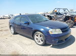 2014 Dodge Avenger Sxt Синий vin: 1C3CDZCB7EN233925