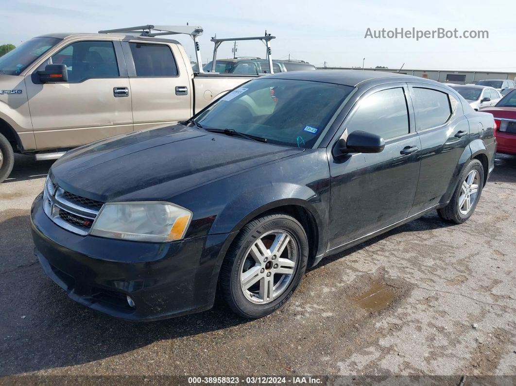 2014 Dodge Avenger Sxt Black vin: 1C3CDZCB8EN113308