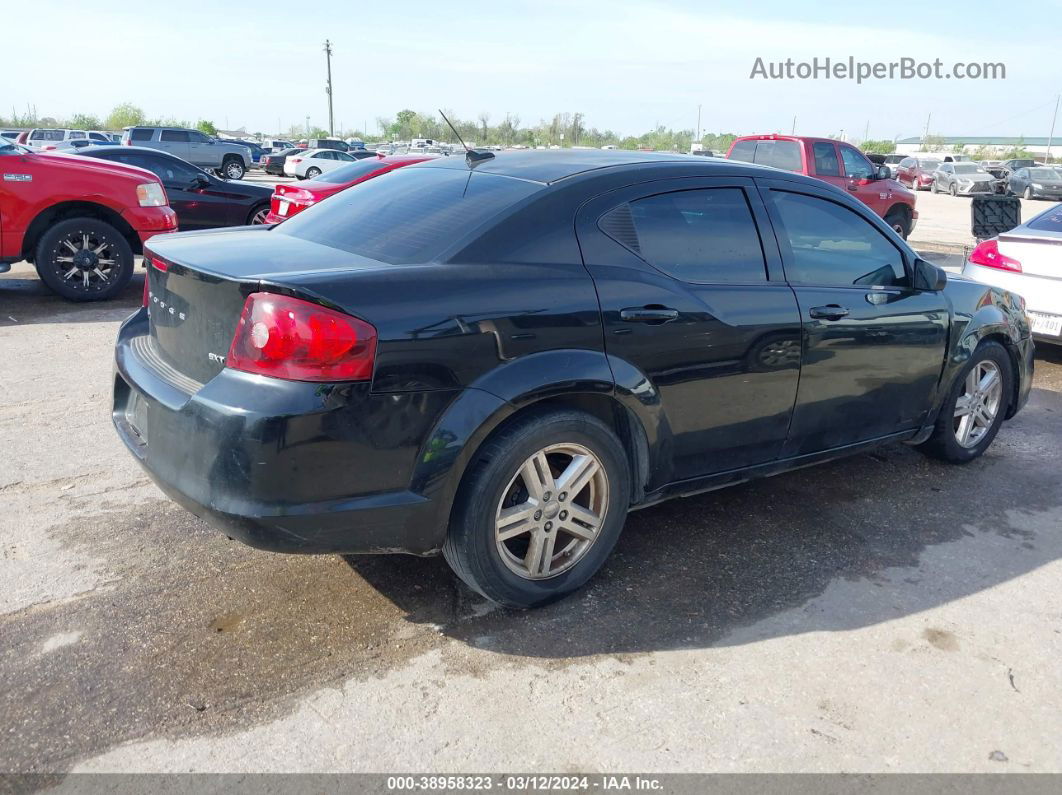 2014 Dodge Avenger Sxt Black vin: 1C3CDZCB8EN113308