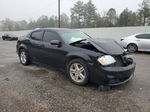 2014 Dodge Avenger Sxt Black vin: 1C3CDZCBXEN163479