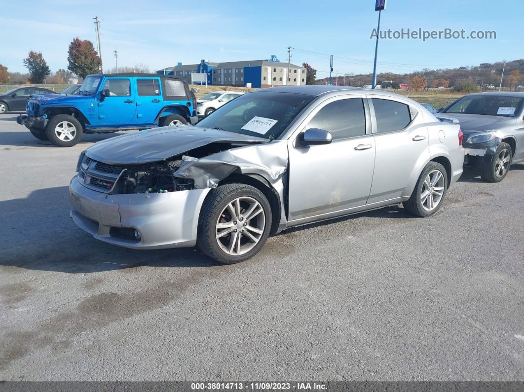 2014 Dodge Avenger Sxt Серебряный vin: 1C3CDZCBXEN226676