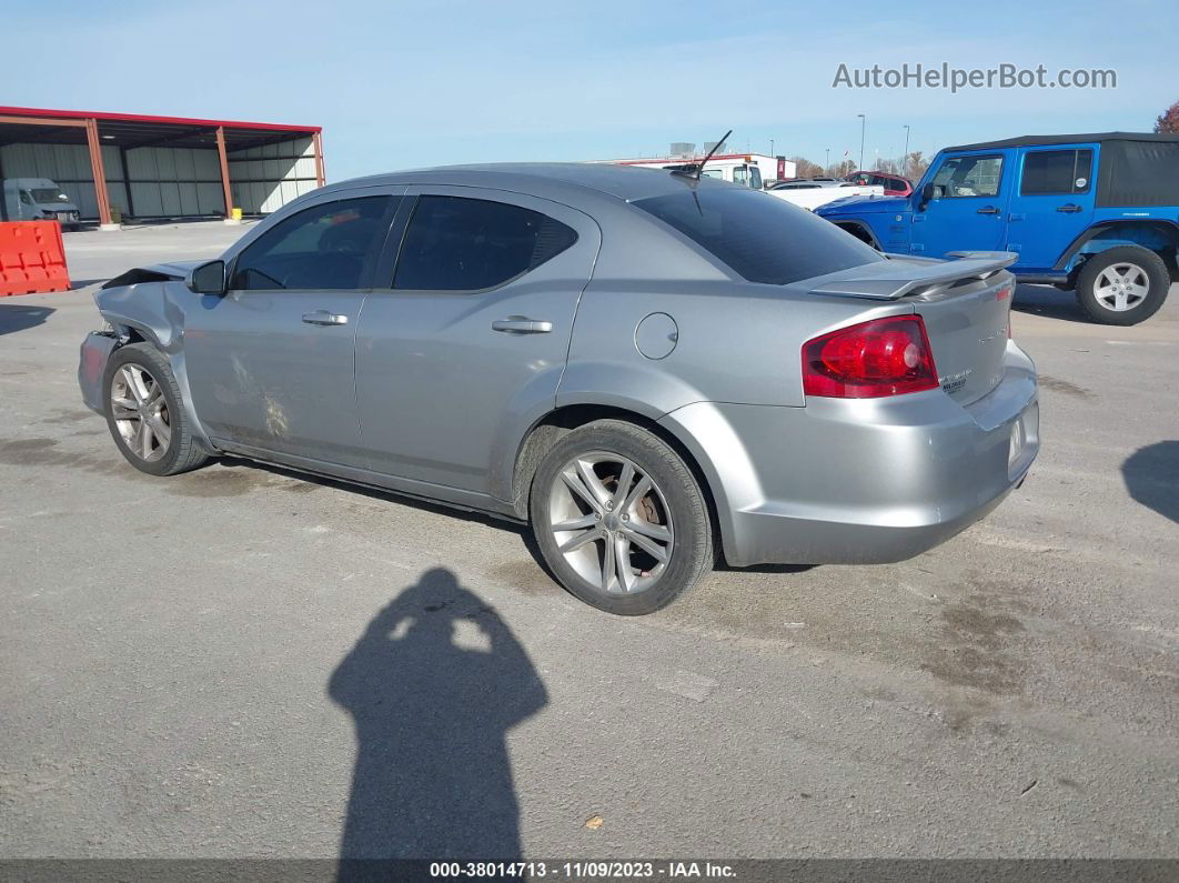 2014 Dodge Avenger Sxt Серебряный vin: 1C3CDZCBXEN226676