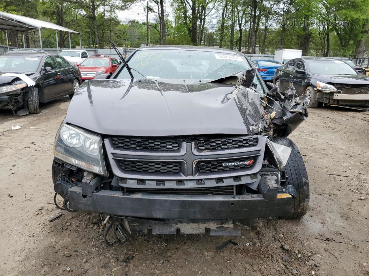 2014 Dodge Avenger Sxt Charcoal vin: 1C3CDZCBXEN236592