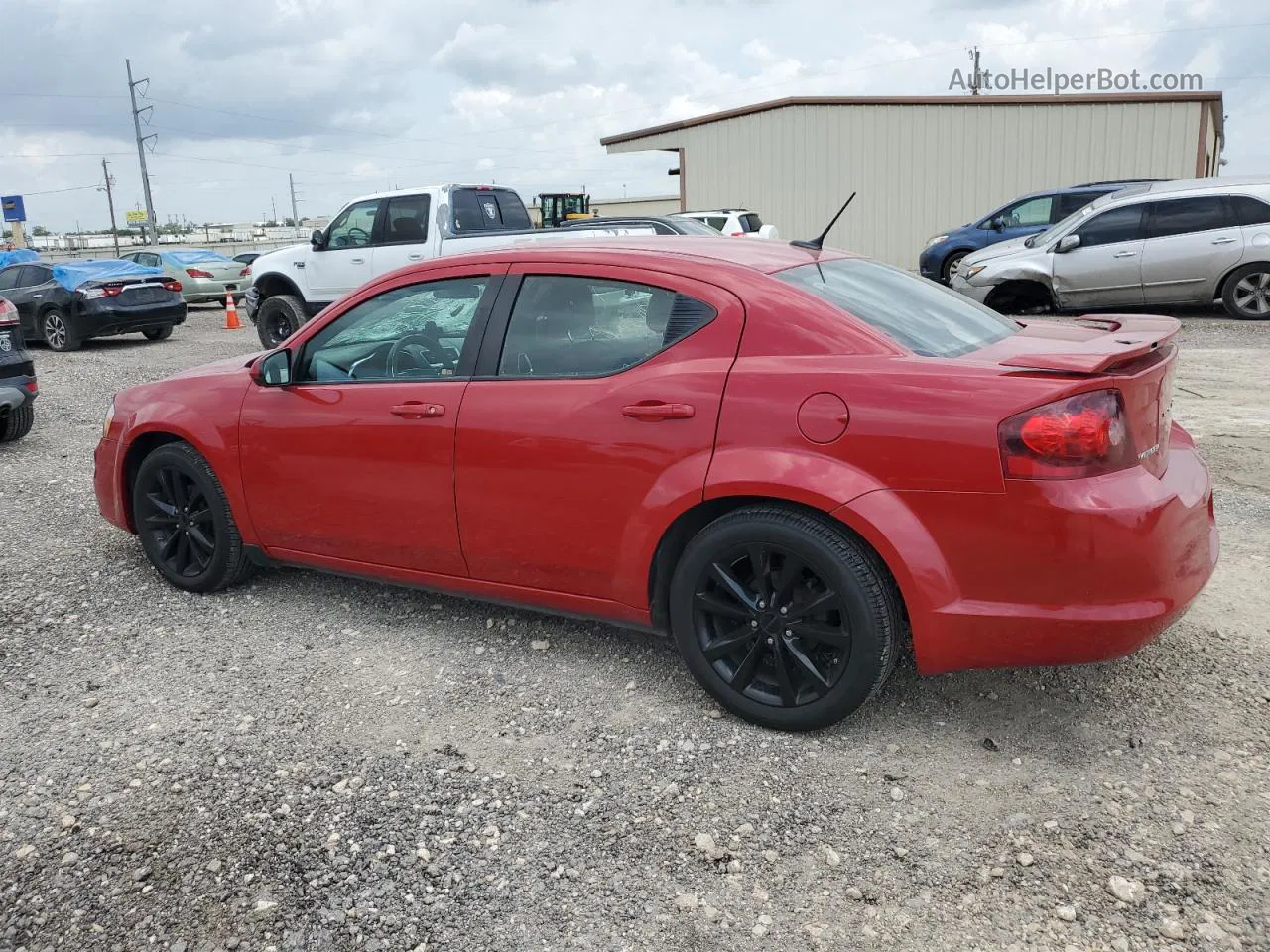 2014 Dodge Avenger Sxt Red vin: 1C3CDZCG1EN165732