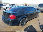 2014 Dodge Avenger Sxt Black vin: 1C3CDZCGXEN160223